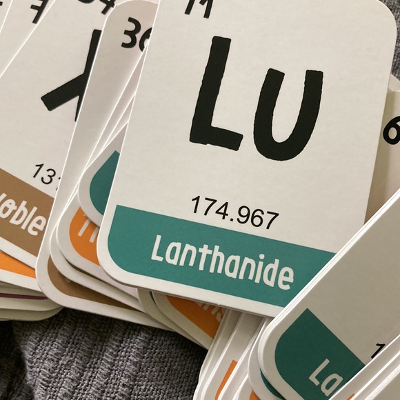 Periodic Table elements flashcards - Picture 4 of 6